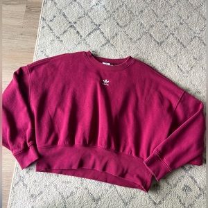Adidas cropped sweatshirt